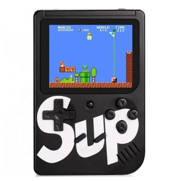 Портативная игровая консоль с джойстиком 400 игр Game Sup 8283 ретро black