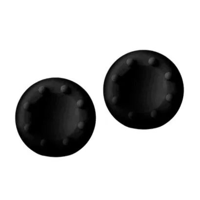 Силіконові накладки на стіки Thumb Grips для Sony DualShock PS4 / DualSense PS5 (Чорні, 2шт.) type ll
