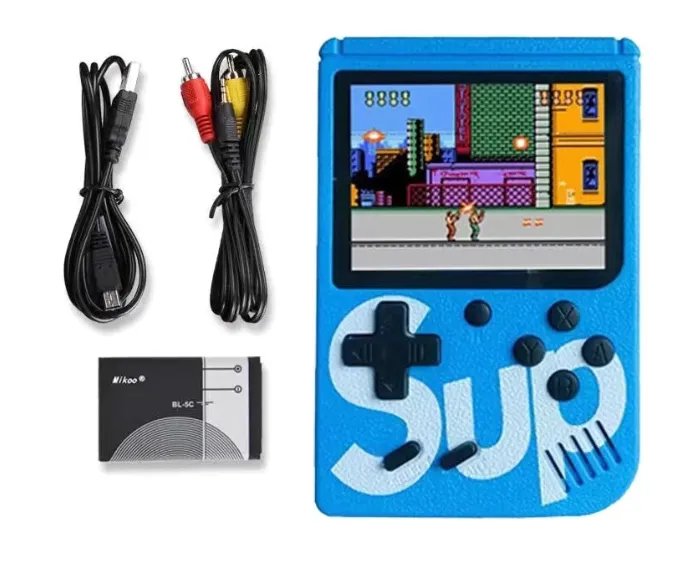 Портативна приставка консоль Sup Game Box 500 in 1 Blue