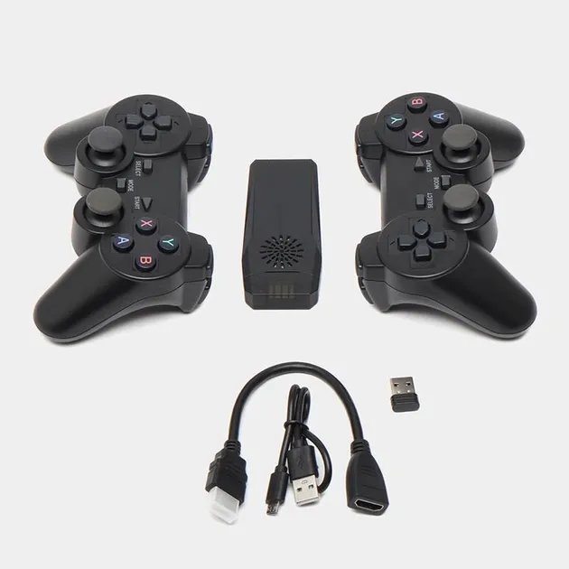 Игровая консоль Data Frog M8 Game Stick Lite 64GB ТВ приставка геймстик +20000 видеоигр (753-1)