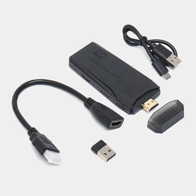 Игровая консоль Data Frog M8 Game Stick Lite 64GB ТВ приставка геймстик +20000 видеоигр (753-1)
