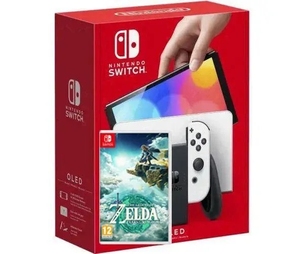 Nintendo Switch (OLED model) White + The Legend of Zelda: Tears of the Kingdom (русская версия)