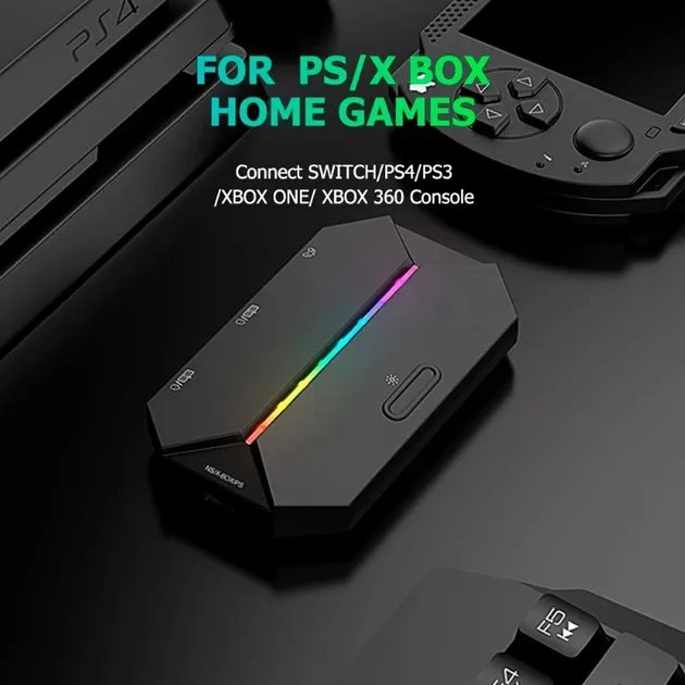 Адаптер мыши и клавиатуры BauTech G6L для Xbox PS3 PS4 Nintendo Switch чёрный (1012-280-00)