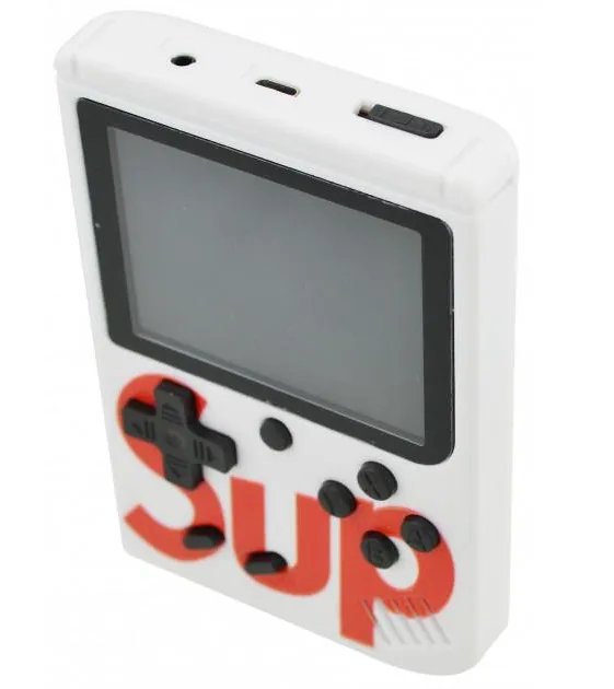 Портативна ігрова консоль із джойстиком 400 ігор Game Sup 8283 ретро white