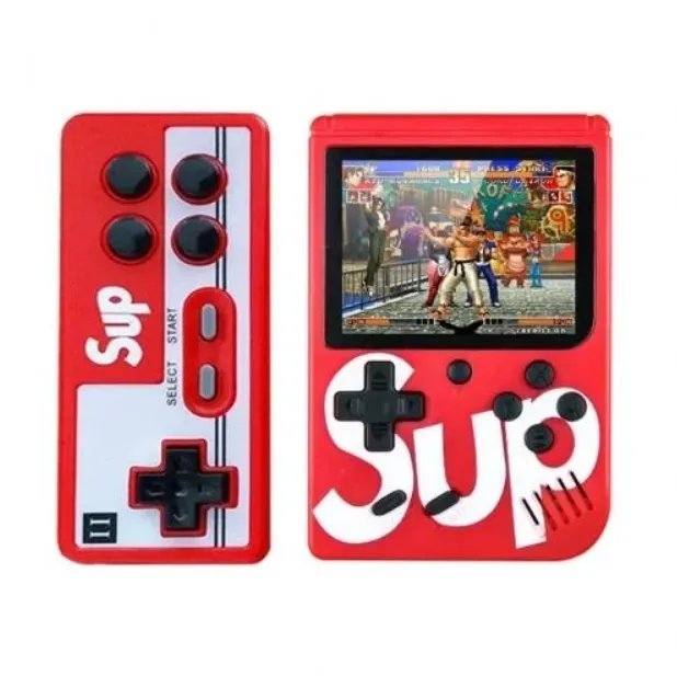 Портативная приставка Sup Game Box Игры Денди с джойстиком для второго игрока Красный