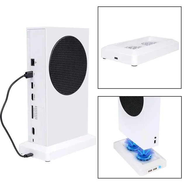 Вертикальная охлаждающая подставка с кулером Genik для Xbox Series S