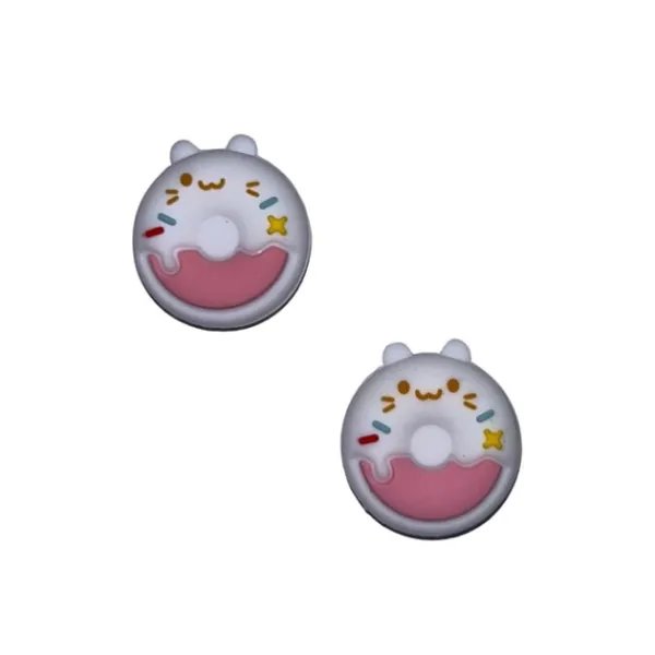 Силиконовые накладки на стики White Donut для Nintendo Switch (2шт.)
