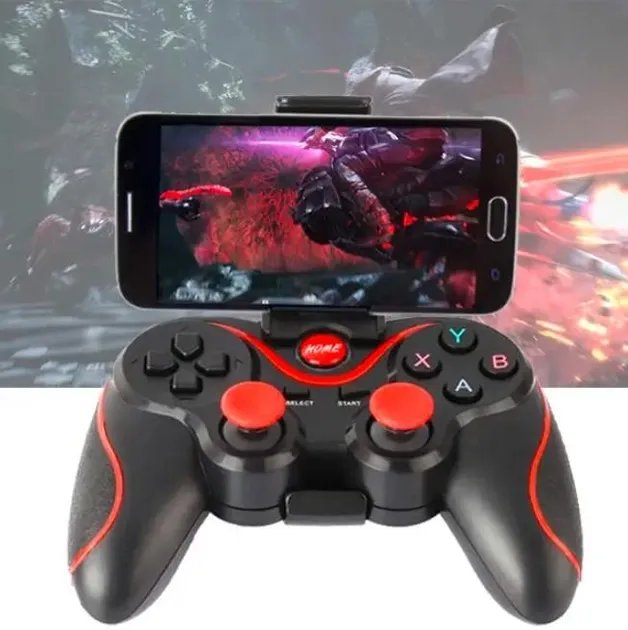 Игровой геймпад, беспроводной контроллер Bluetooth джойстик NEW S5 для Телефонов, Smart телевизоров, Смарт приставок, ПК