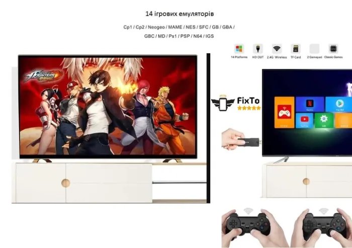 Беспроводная игровая приставка GT65 4K 64Gb 9999 игр