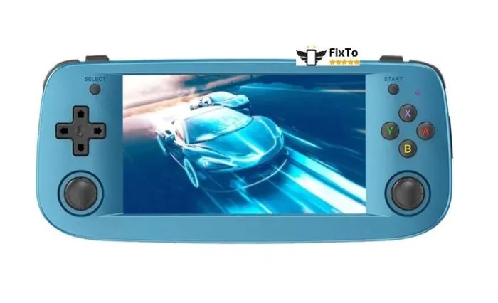 Игровая приставка портативная ретро консоль Anbernic RG503 OLED Retro Game 64 ГБ 4193 игр Синяя