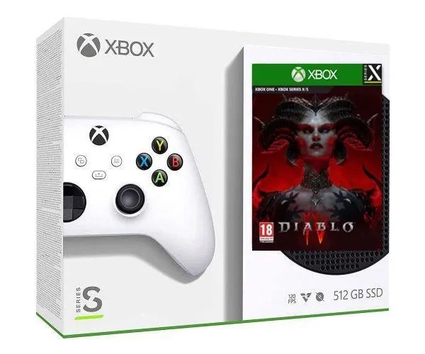 Microsoft Xbox Series S 512Gb + Diablo IV (русская версия)
