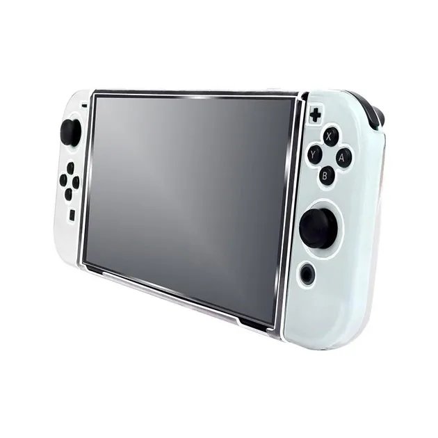Прозрачный силиконовый защитный бампер XZT для Nintendo Switch OLED