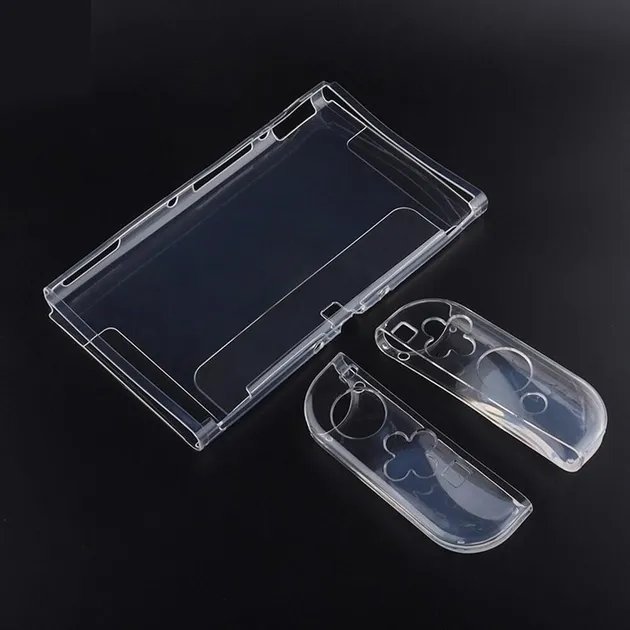 Прозрачный силиконовый защитный бампер XZT для Nintendo Switch OLED