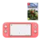 Набор Консоль Nintendo Switch Lite 32GB (045496453176) Coral + Игра Minecraft Русская Озвучка
