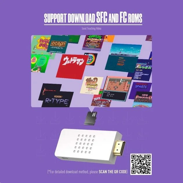 Ретро игровая приставка Data frog 16-bit 900 in 1 HDMI Dongle Y2 SFC [81996]