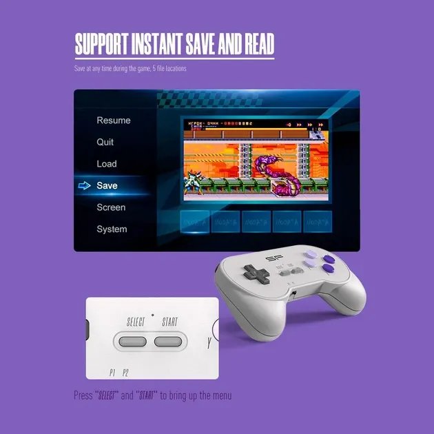 Ретро игровая приставка Data frog 16-bit 900 in 1 HDMI Dongle Y2 SFC [81996]