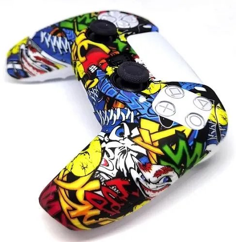 Чехол на геймпад Sony DualSense PS5 Silicone Case (Color Comix)