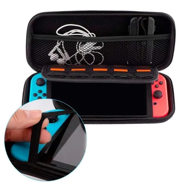 Жорсткий захисний чохол сумка для Nintendo Switch / Nintendo Switch OLED чорний