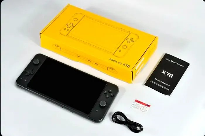 Портативная игровая приставка Powkiddy X70 (7 дюймов, 128 бит)