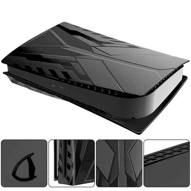 Защитный Deluxe чехол HEYSTOP для Sony PlayStation 5 Disc Edition PS5 / Black