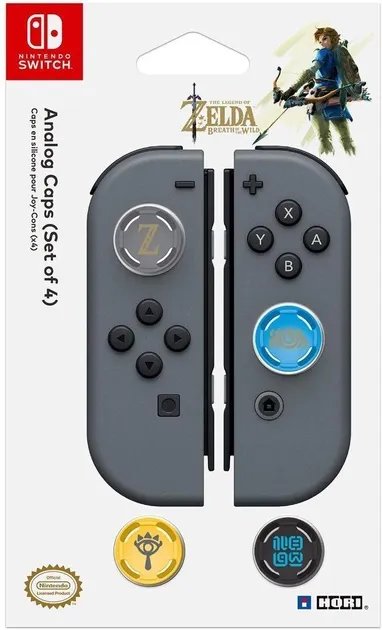 Дополнительные стики Hori Joy-Con Analog Caps Zelda for Nintendo Switch (NSW-092U)