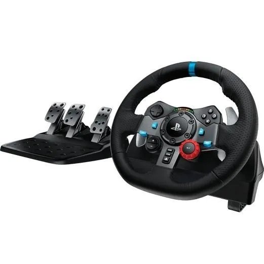 Комплект Набір 3 в 1 Logitech G29 Кермо та педалі Driving Force Racing Wheel + Важіль перемикання передач Logitech G Driving Force Shifter (для PlayStation 3/4/5 та ПК)