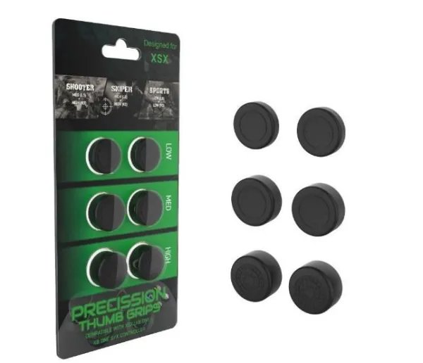 Набор из 6 профессиональных накладок на стики разных размеров JYS для Xbox / Series X/S / ONE / Steam Deck