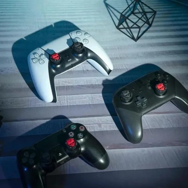 Оригинальный комплект накладок на аналоговые стики GEEKSHARE для Steam Deck / PS4 / PS5 / XBOX / Switch Pro