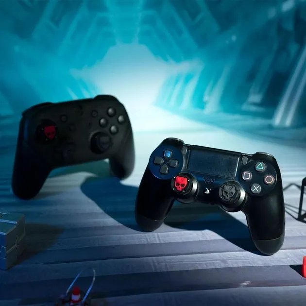 Оригинальный комплект накладок на аналоговые стики GEEKSHARE для Steam Deck / PS4 / PS5 / XBOX / Switch Pro