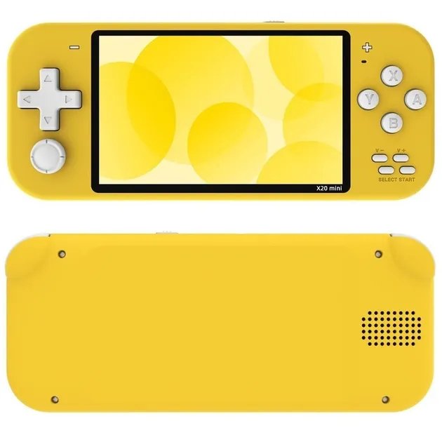 Портативная игровая приставка консоль X20 Mini 4.3 inch 1300mAh Yellow