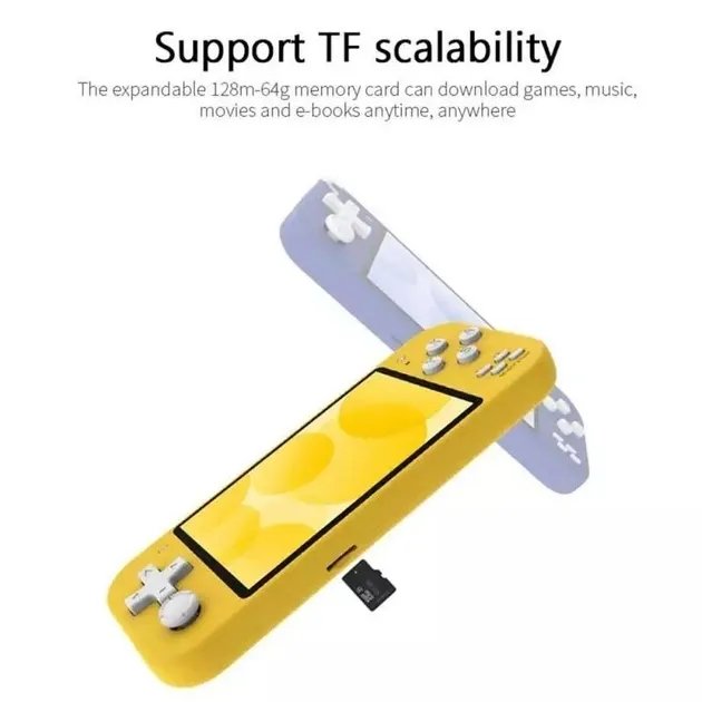 Портативная игровая приставка консоль X20 Mini 4.3 inch 1300mAh Yellow
