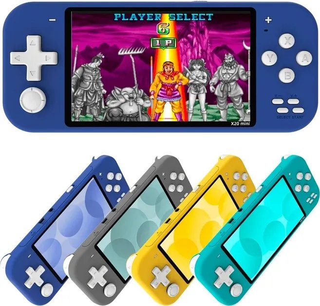 Ретро игровая приставка Faxiang X20 Mini Game Console 2500 в 1 Yellow [87115]