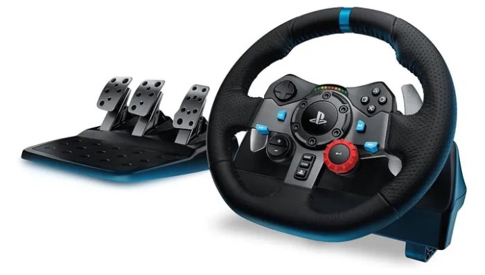Набор Руль Logitech PlayStation 4 Driving Force Racing Wheel G29 Black + Рычаг переключения передач Logitech PlayStation 4 Driving Force Shifter