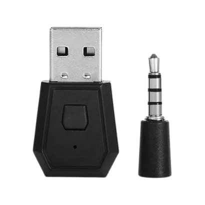 Адаптер Бездротовий RMC PlayStation 4 Headsets Receiver USB - Jack 3.5 Black