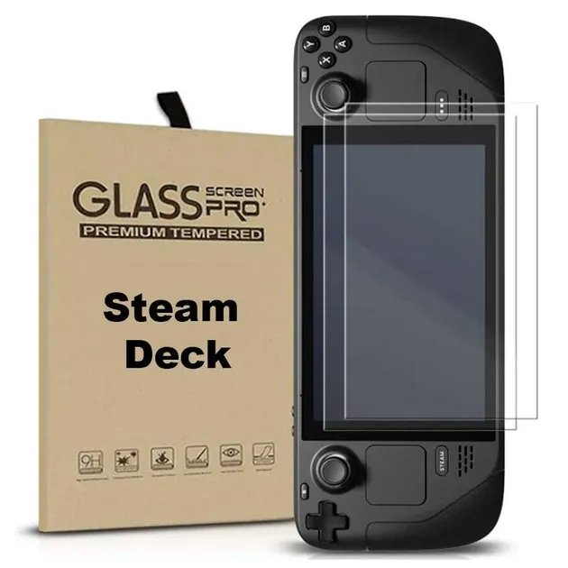 Захисне скло для екрану Steam Deck комплект 2 шт