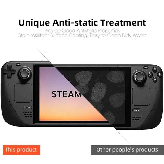 Захисне скло для екрану Steam Deck комплект 2 шт