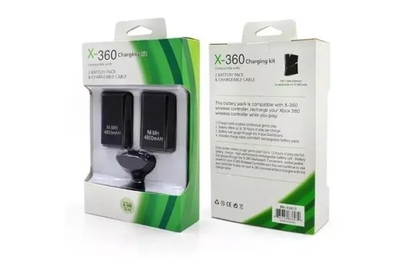 Аккумуляторы для джойстика XBOX360 + зарядное устройство