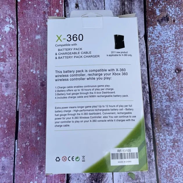Аккумуляторы для джойстика XBOX360 + зарядное устройство