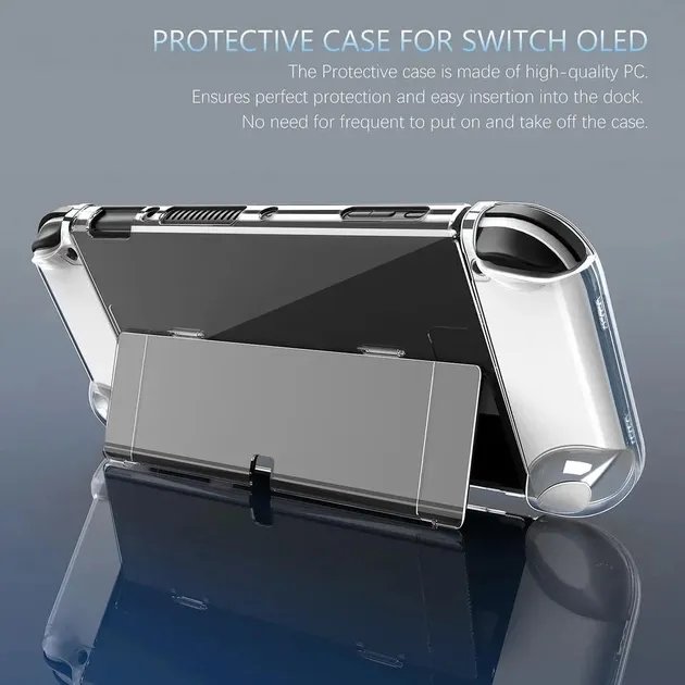 Чехол-накладка Transparent для Nintendo Switch OLED (Прозрачный)