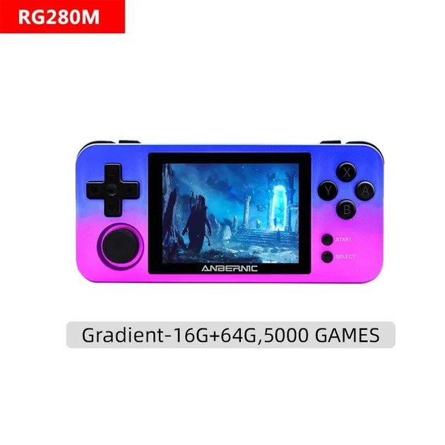 Портативная игровая консоль Anbernic RG280M (80Gb) с системой Opening Linux Tony в стиле ретро