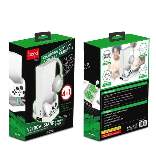 Док-станция вертикальная Ipega для XBox Series S зарядная с охлаждением
