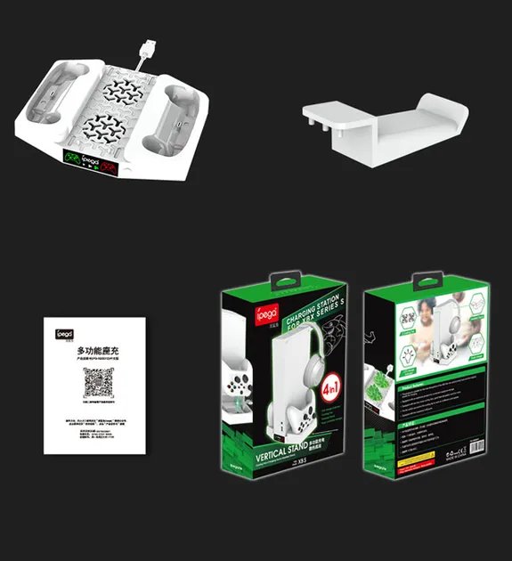 Док-станция вертикальная Ipega для XBox Series S зарядная с охлаждением