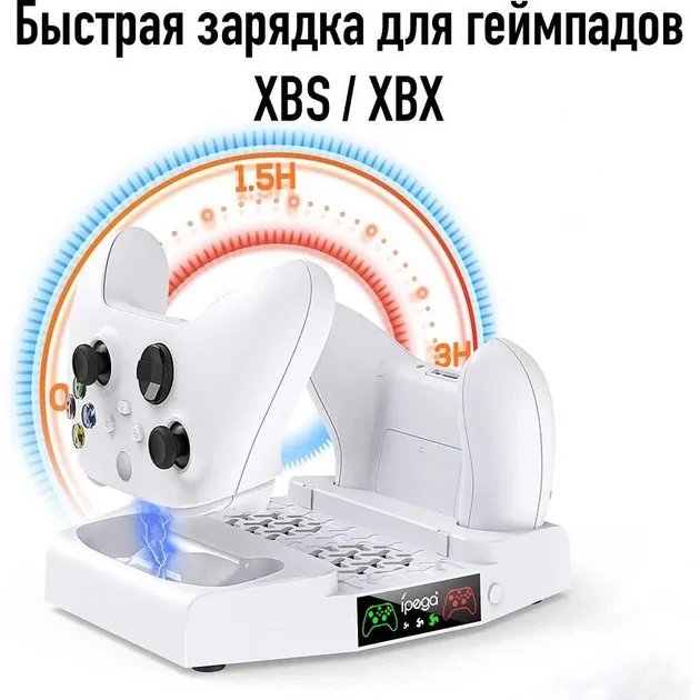 Док-станция вертикальная Ipega для XBox Series S зарядная с охлаждением