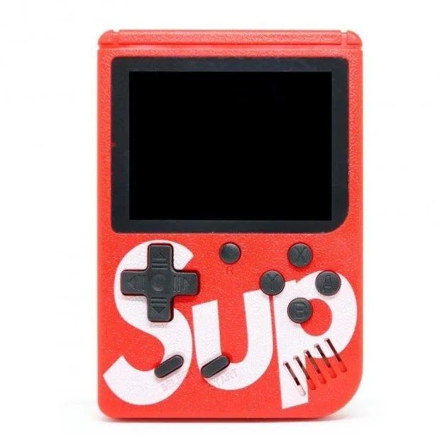 Портативная игровая ретро-приставка SUP Game Box с геймпадом включающая 400 игр LSD экран красный (kt-0232)