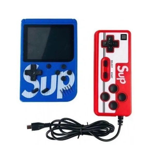 Игровая приставка 8 бит 500 игр GAME SUP 8283 с джойстиком Blue N