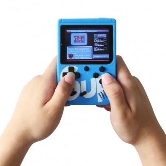 Игровая приставка 8 бит 500 игр GAME SUP 8283 с джойстиком Blue ТМ