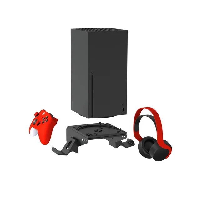 Настенное крепление DOBE для консоли Xbox Series X / геймпада Microsoft Wireless Controller / наушников Xbox Wireless Headset / держатель-кронштейн на стену