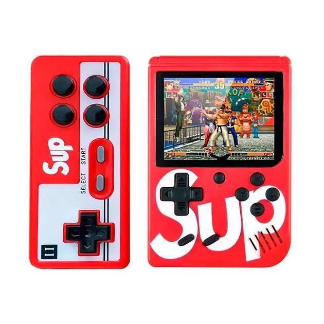 Портативная игровая приставка "SUP Game Box" с геймпадом, 400 игр