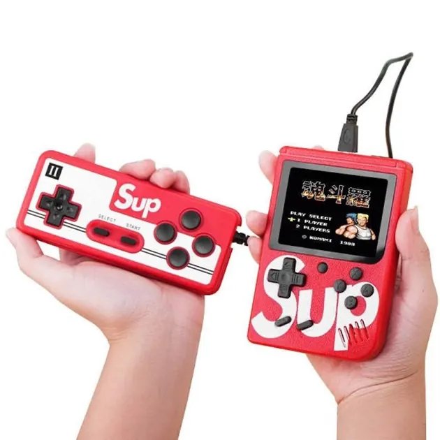 Портативная игровая приставка "SUP Game Box" с геймпадом, 400 игр