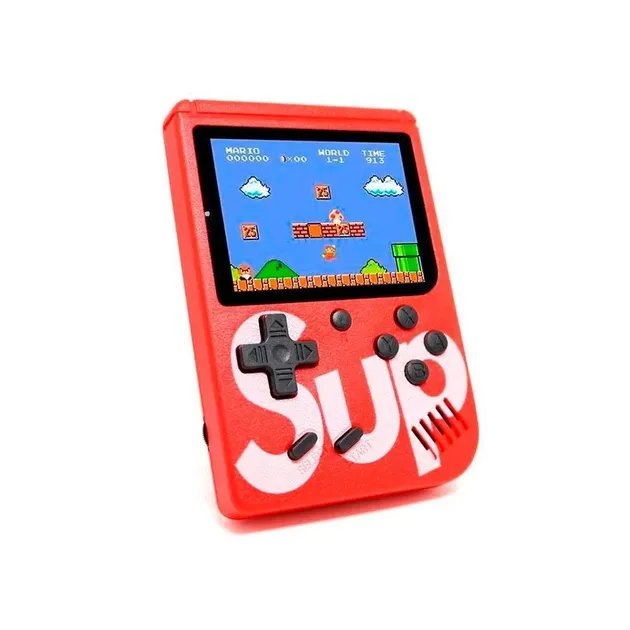 Портативная игровая приставка "SUP Game Box" с геймпадом, 400 игр
